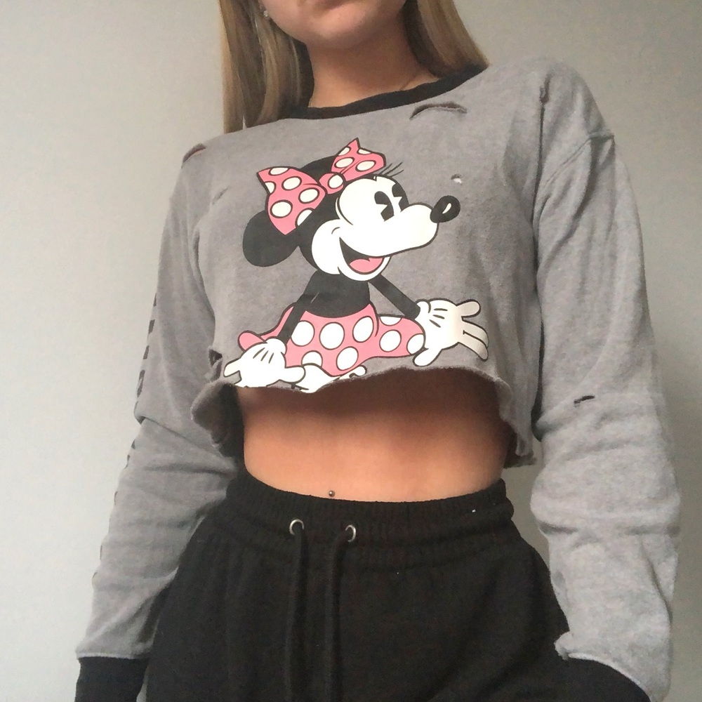 One of a kind minnie mouse x vans sweater